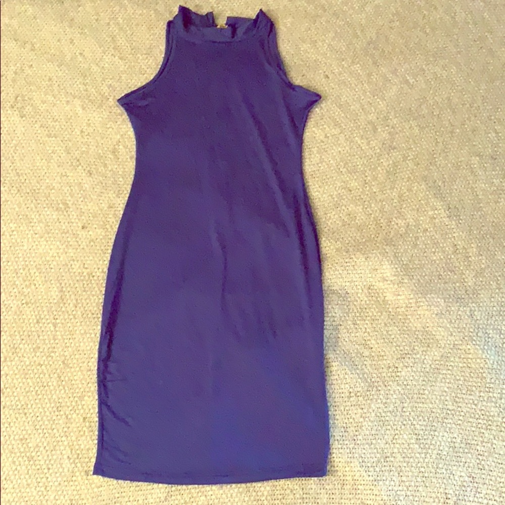 Fitted Blue Tank Dress